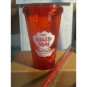SpongeBob Squarepants The Krusty Crab 16 oz Tumbler with Straw